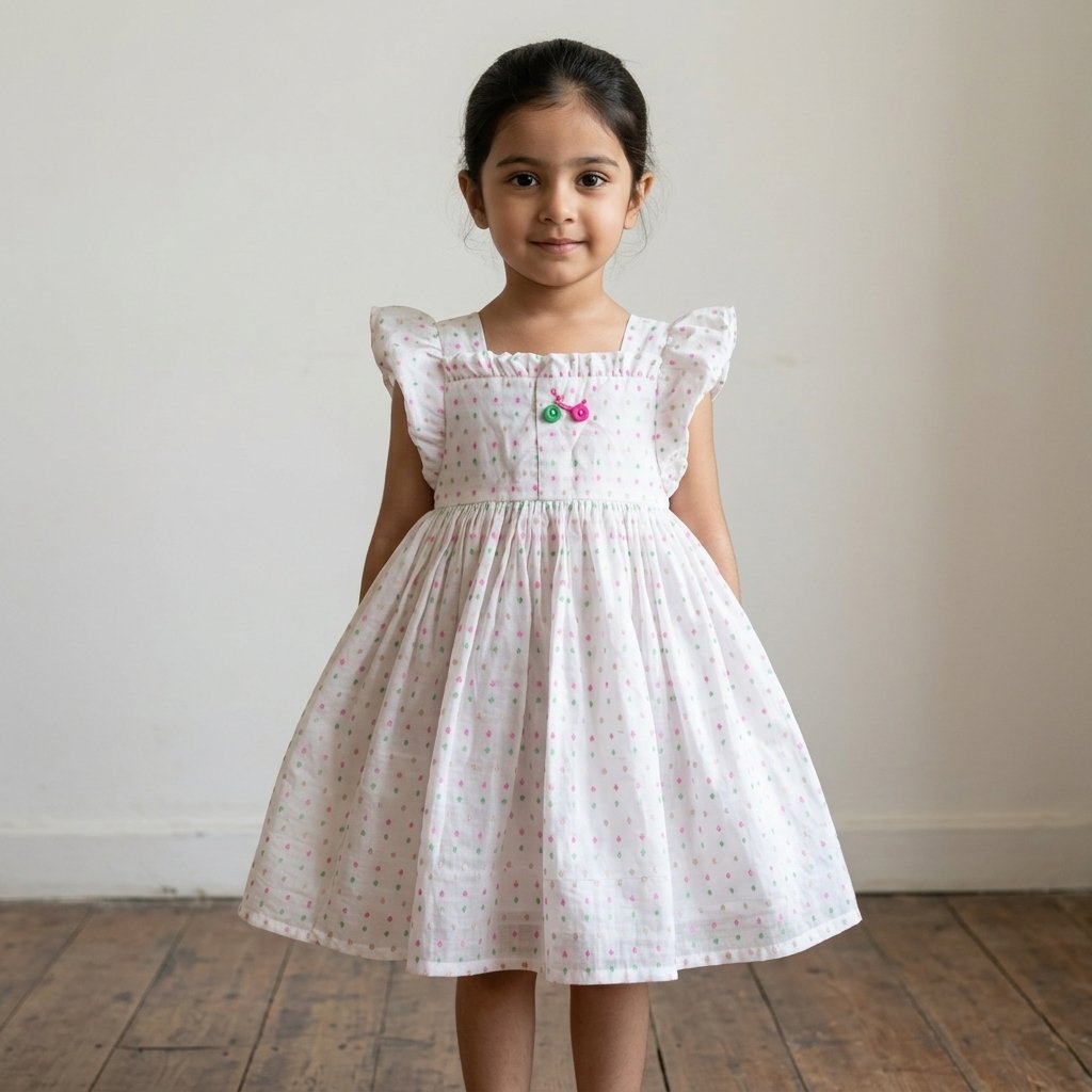 Dotted Butterfly Frock